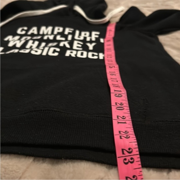 Stylish Black Campfire Hoodie size small - Picture 12 of 12